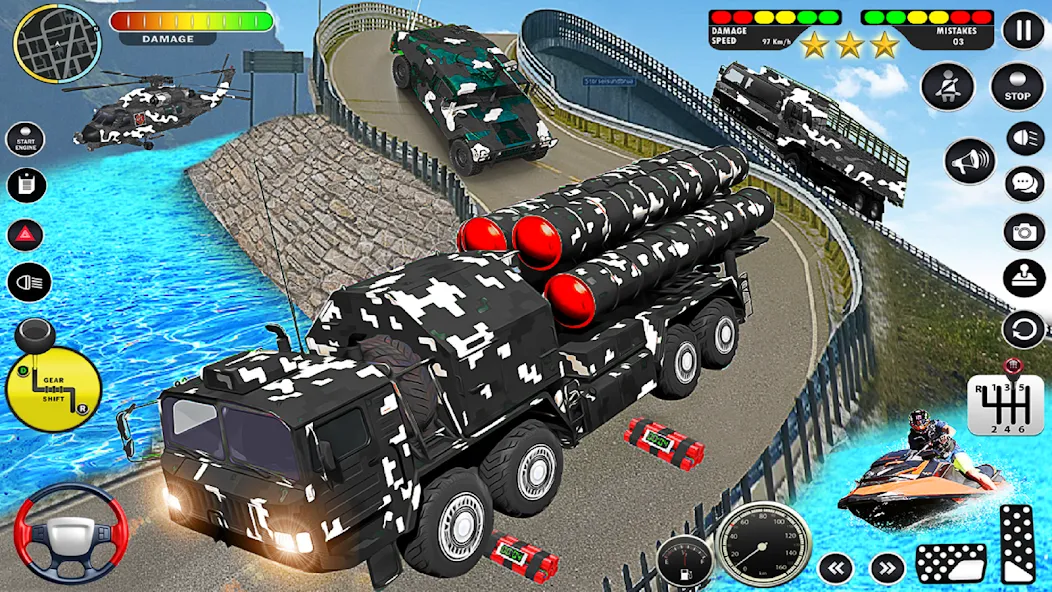 Army Vehicle Transport Truck — скриншот 3 Army Vehicle Transport Truck — скриншот 3