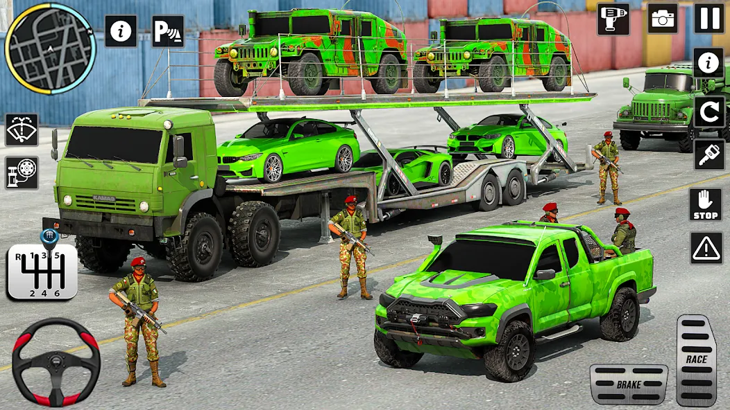 US Army Games Truck Transport — скриншот 4