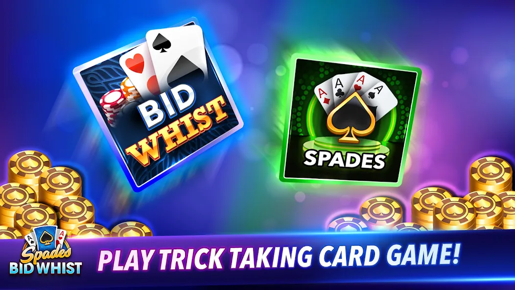 Spades: Bid Whist Classic Game — скриншот 1 Spades: Bid Whist Classic Game — скриншот 1
