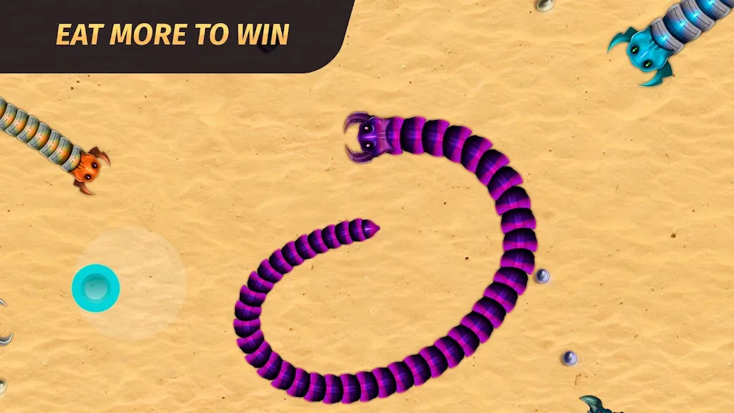 Worm.io - Gusanos Battle — скриншот 3 Worm.io - Gusanos Battle — скриншот 3