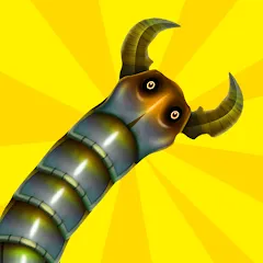 Worm.io - Gusanos Battle MOD APK на Android — Много денег и бессмертие