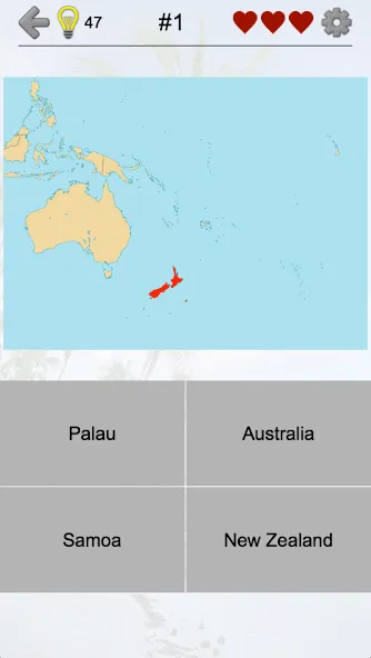 Australian States and Oceania — скриншот 1 Australian States and Oceania — скриншот 1