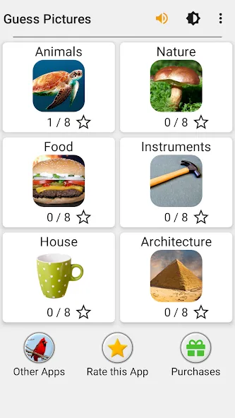 Guess Pictures and Words Quiz — скриншот 3
