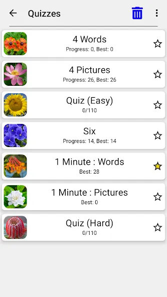 Flowers Quiz - Identify Plants — скриншот 5