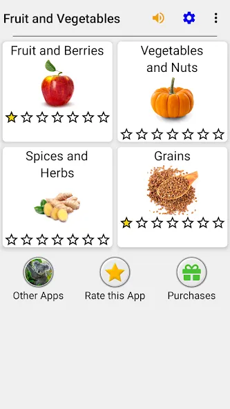 Fruit and Vegetables - Quiz — скриншот 3