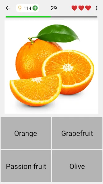 Fruit and Vegetables - Quiz — скриншот 4