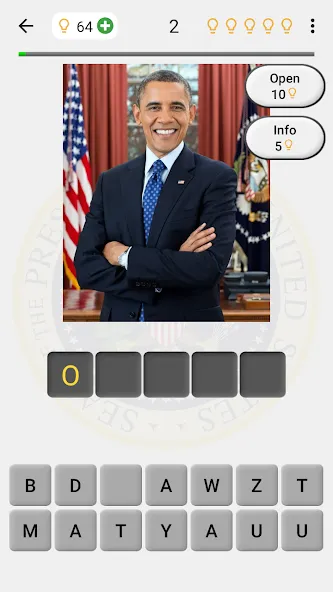 US Presidents and History Quiz — скриншот 1 US Presidents and History Quiz — скриншот 1