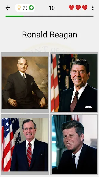US Presidents and History Quiz — скриншот 2 US Presidents and History Quiz — скриншот 2
