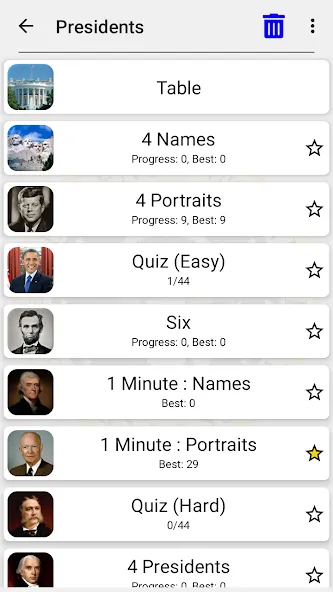 US Presidents and History Quiz — скриншот 3 US Presidents and History Quiz — скриншот 3
