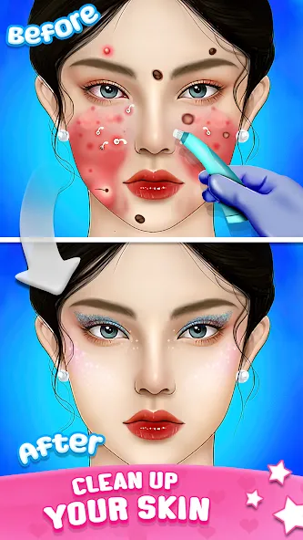 ASMR Doctor Game: Makeup Salon — скриншот 1