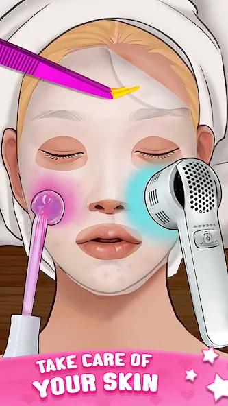 ASMR Doctor Game: Makeup Salon — скриншот 4