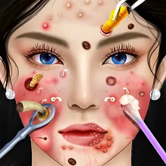 Взломанная ASMR Doctor Game: Makeup Salon — Все открыто