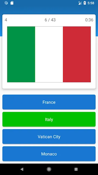 Guess the country! - Quiz — скриншот 1 Guess the country! - Quiz — скриншот 1