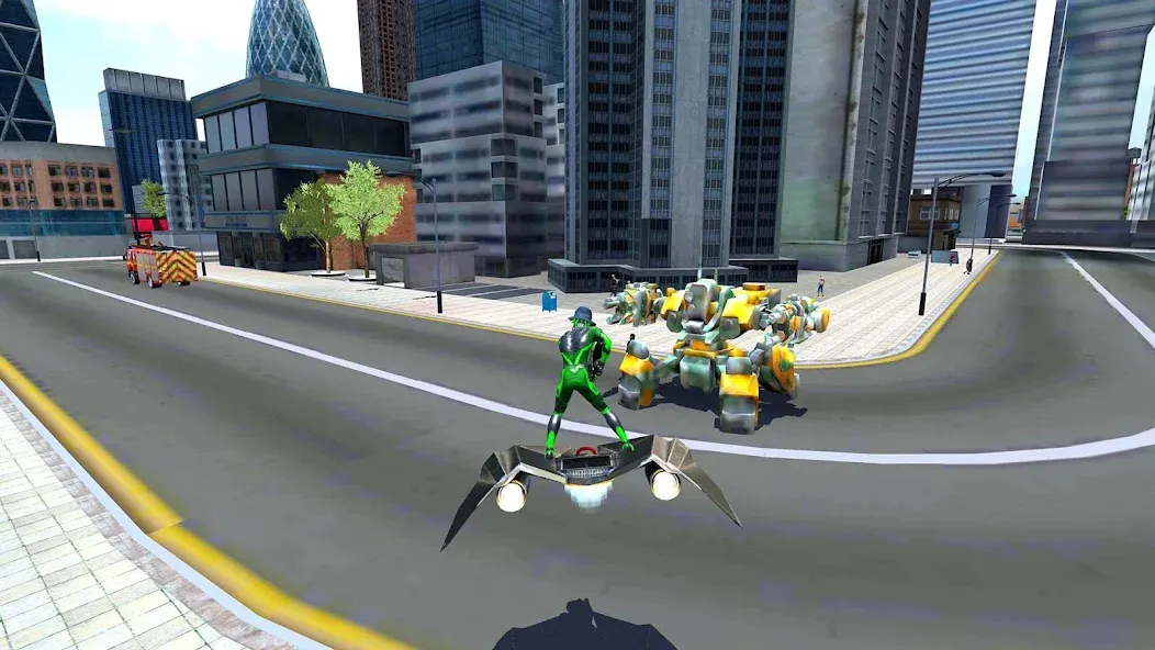 Rope Frog Ninja Hero Car Vegas — скриншот 2 Rope Frog Ninja Hero Car Vegas — скриншот 2