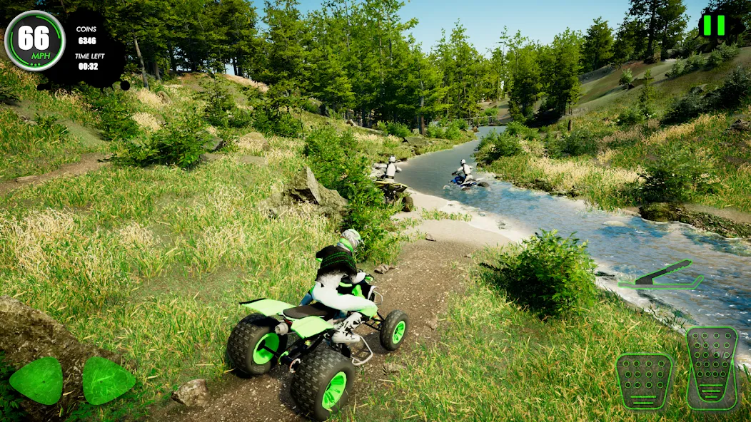Atv Car Games Bike Offroad 4x4 — скриншот 1