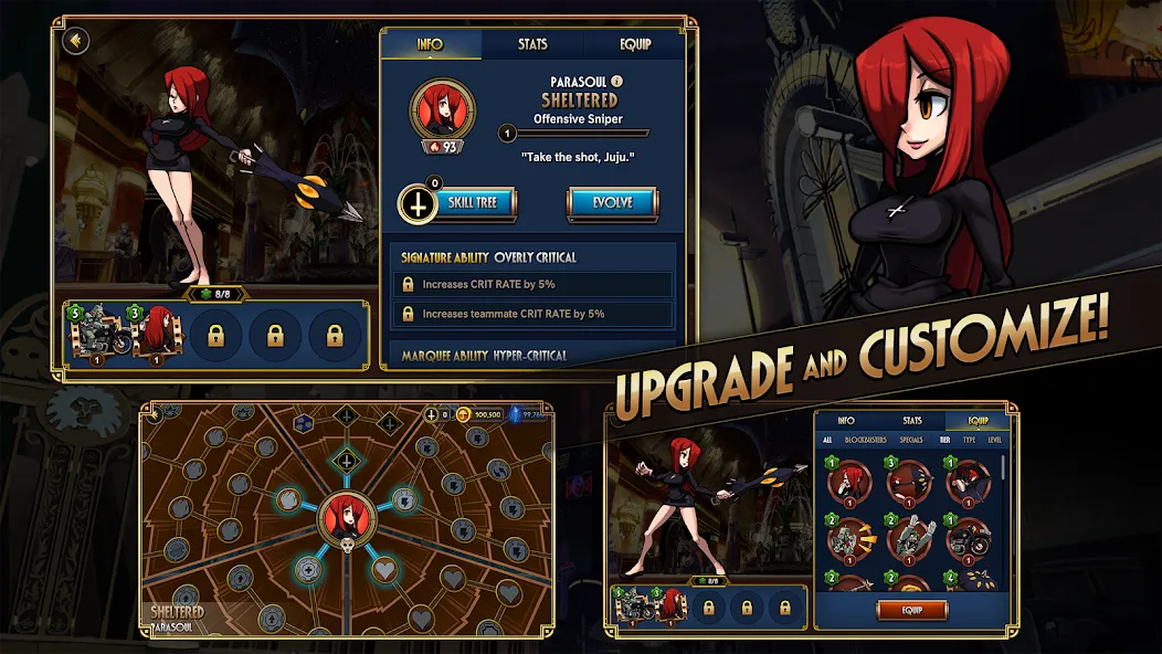 Skullgirls: Fighting RPG — скриншот 4