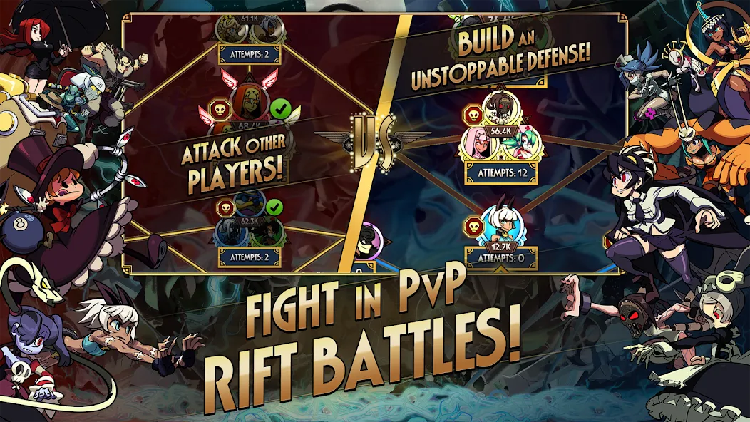 Skullgirls: Fighting RPG — скриншот 5
