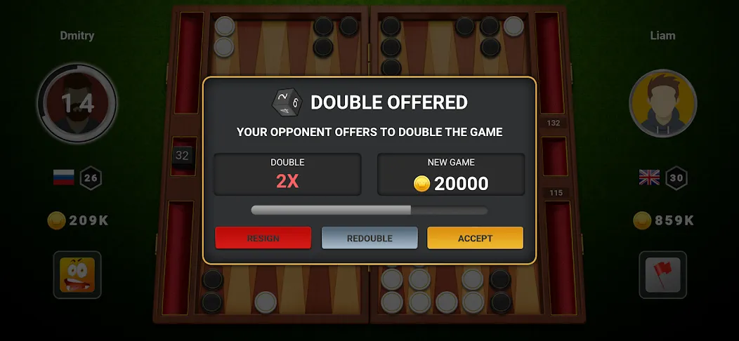 Backgammon Champs - Board Game — скриншот 3 Backgammon Champs - Board Game — скриншот 3