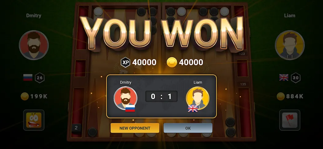 Backgammon Champs - Board Game — скриншот 4 Backgammon Champs - Board Game — скриншот 4
