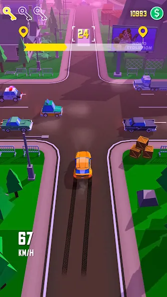 Taxi Run: Traffic Driver — скриншот 1