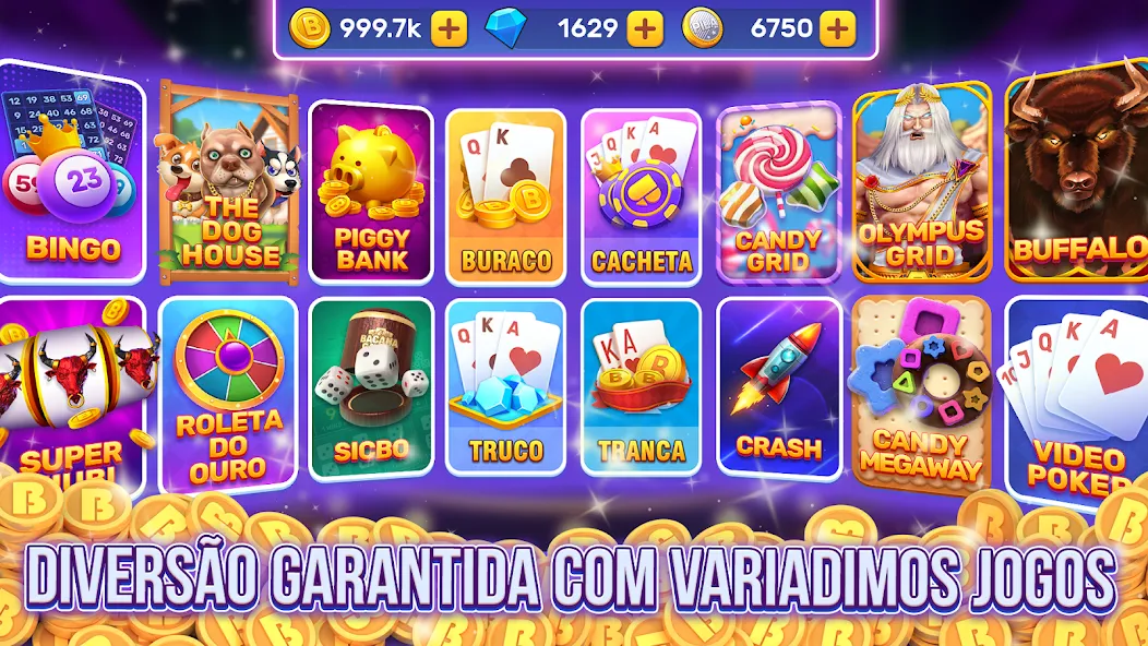 Bacana Games: Buraco & Slots — скриншот 1