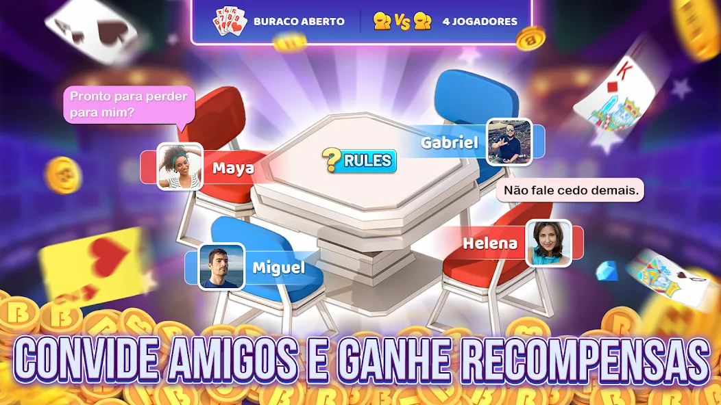 Bacana Games: Buraco & Slots — скриншот 3
