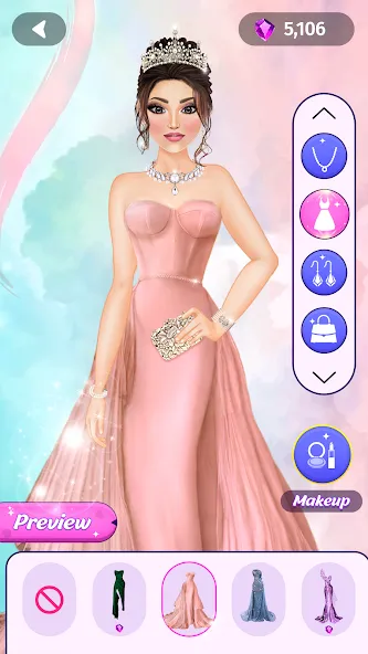 Dress Up Fashion: Makeup Games — скриншот 5