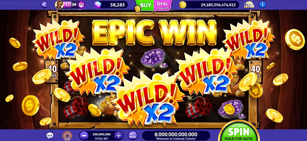 Club Vegas Slots Casino Games — скриншот 1