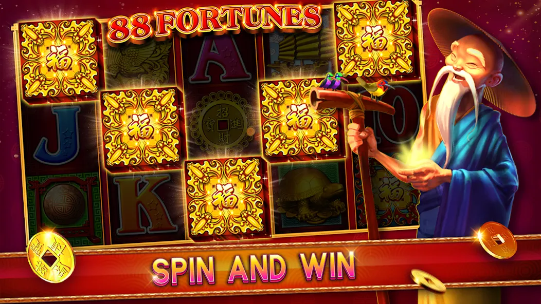 88 Fortunes Casino Slot Games — скриншот 1