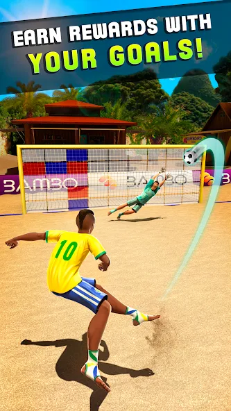 Shoot Goal - Beach Soccer Game — скриншот 2 Shoot Goal - Beach Soccer Game — скриншот 2