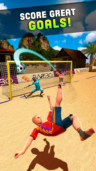 Shoot Goal - Beach Soccer Game — скриншот 3 Shoot Goal - Beach Soccer Game — скриншот 3