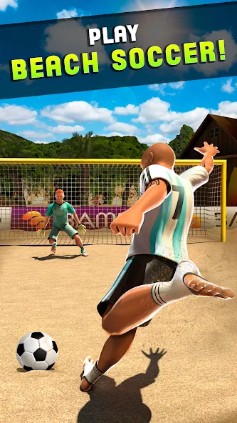 Shoot Goal - Beach Soccer Game — скриншот 4 Shoot Goal - Beach Soccer Game — скриншот 4