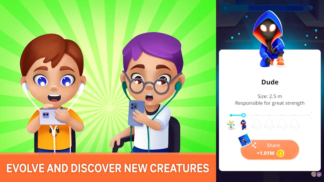 Human Evolution Clicker — скриншот 1