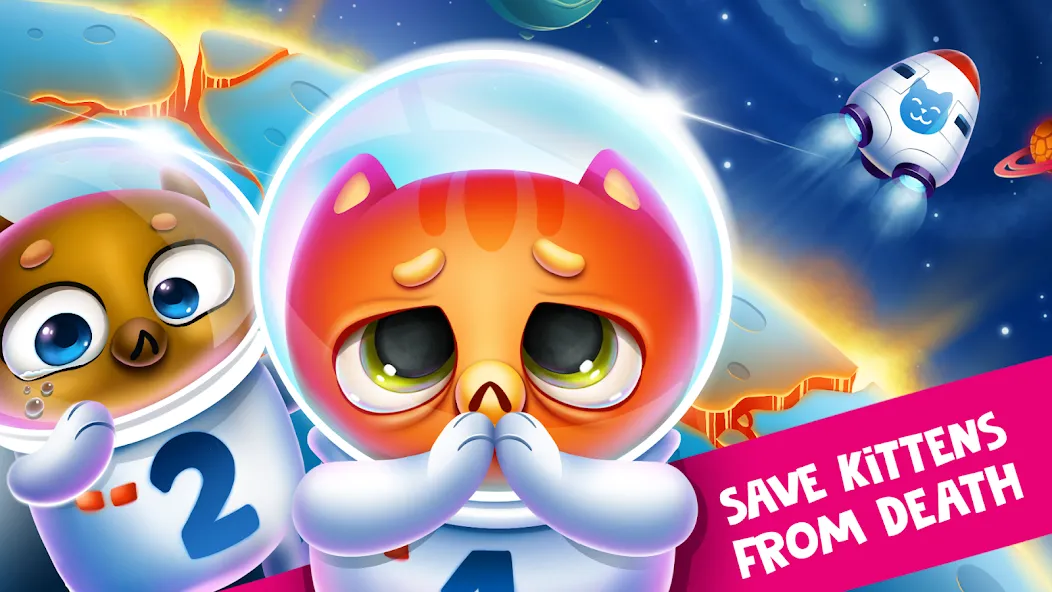 Space Cat Evolution: Kitty col — скриншот 1 Space Cat Evolution: Kitty col — скриншот 1