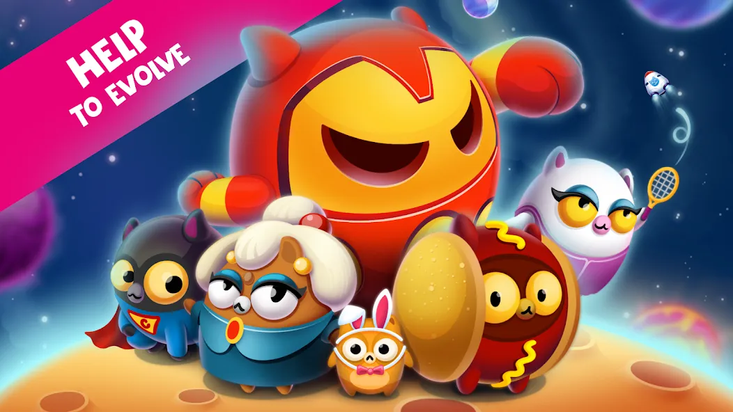 Space Cat Evolution: Kitty col — скриншот 2 Space Cat Evolution: Kitty col — скриншот 2