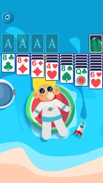 Solitaire Space — скриншот 1
