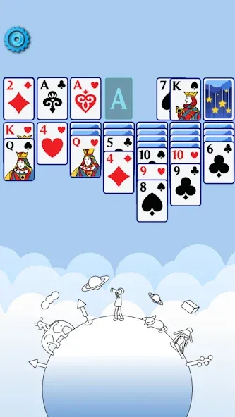 Solitaire Space — скриншот 2