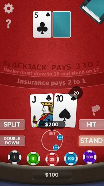 Blackjack 21 — скриншот 3