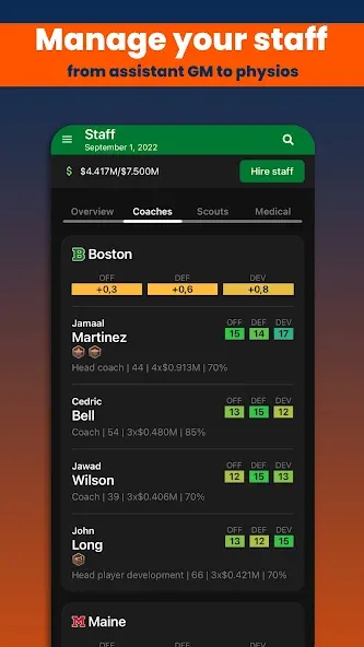 Basketball Legacy Manager 23 — скриншот 5