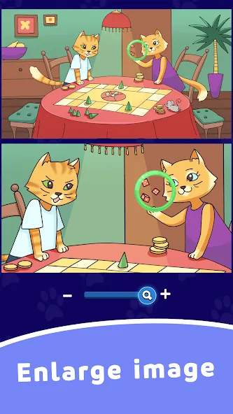 Find Differences: Cute Cats — скриншот 4