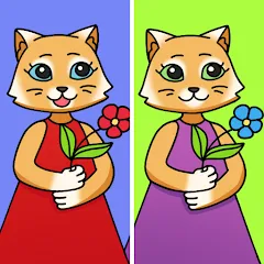 Скачать взломанную Find Differences: Cute Cats — Много подсказок