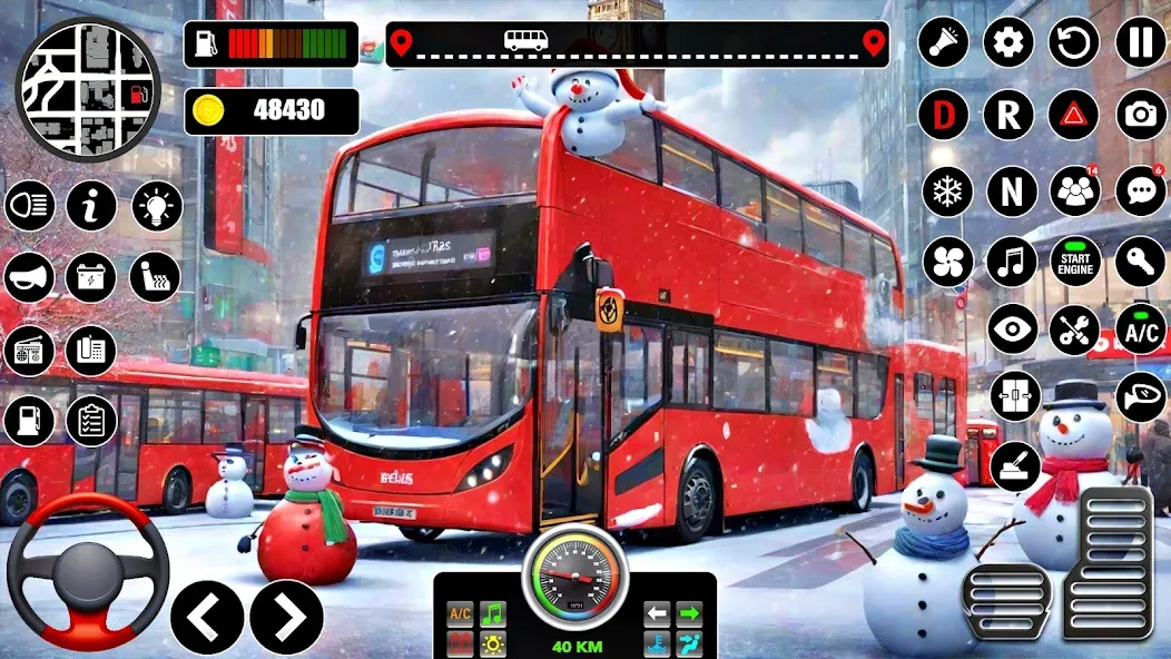 Bus Simulator 3D Bus Games — скриншот 1