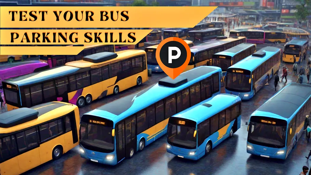 Bus Simulator 3D Bus Games — скриншот 3
