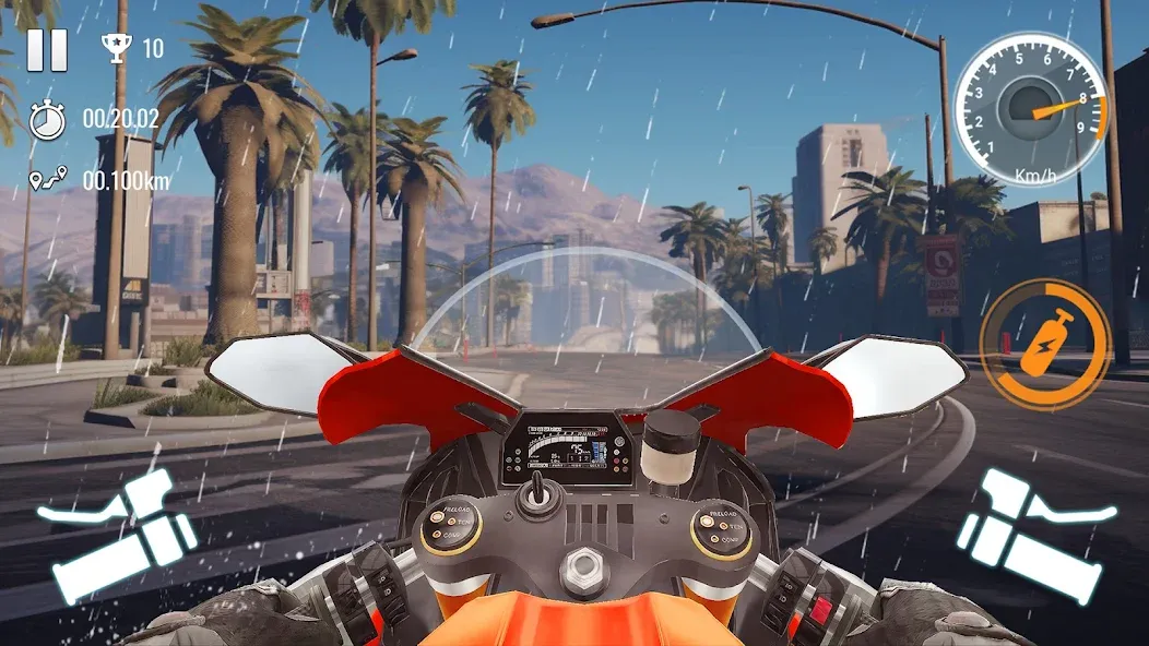 Traffic Bike Driving Simulator — скриншот 5