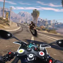 Traffic Bike Driving Simulator — Версия Много денег и всё открыто