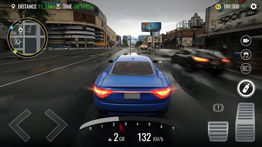 Traffic Driving Car Simulator — скриншот 2