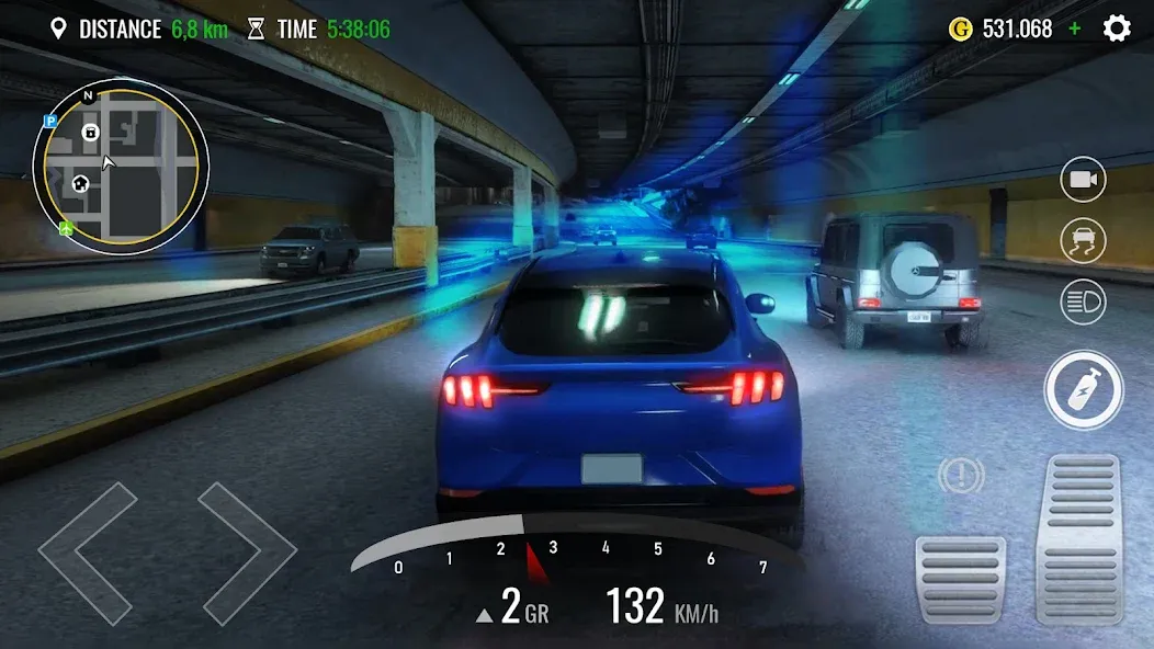 Traffic Driving Car Simulator — скриншот 5