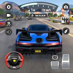 Взломанная Traffic Driving Car Simulator — Много денег