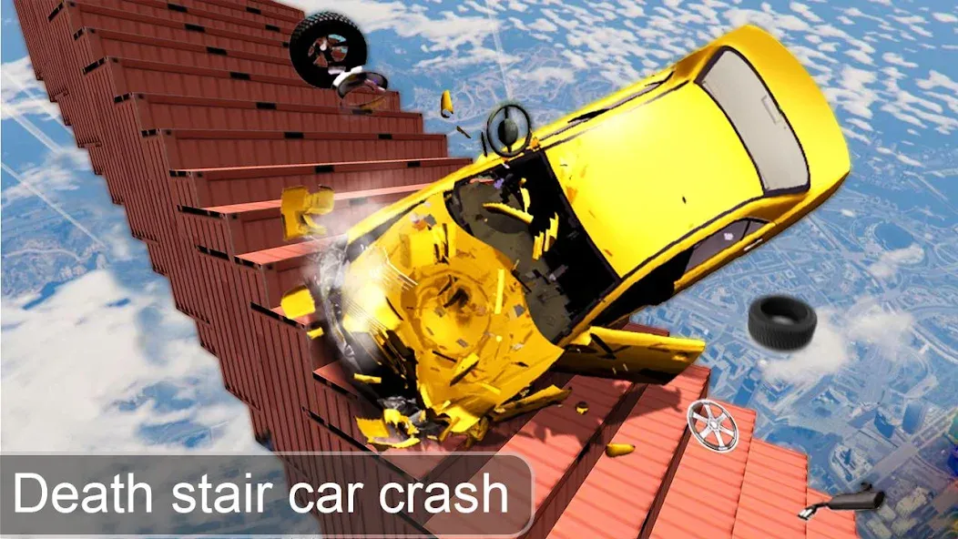 Beam Drive Crash Death Stair C — скриншот 1