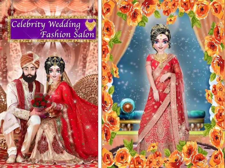 Celebrity Wedding Fashion fun — скриншот 1